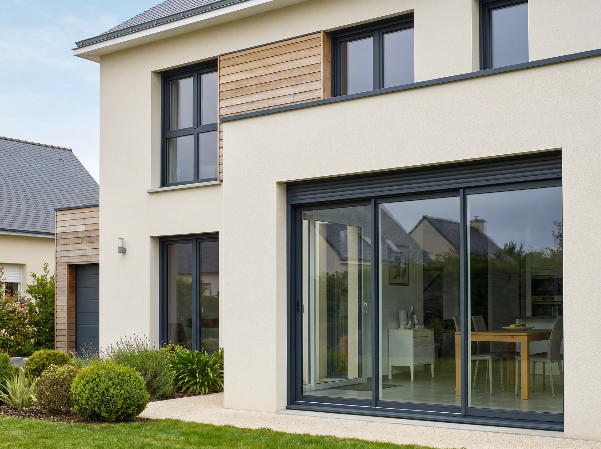 Fenêtres et baies vitrées PVC, aluminium et bois